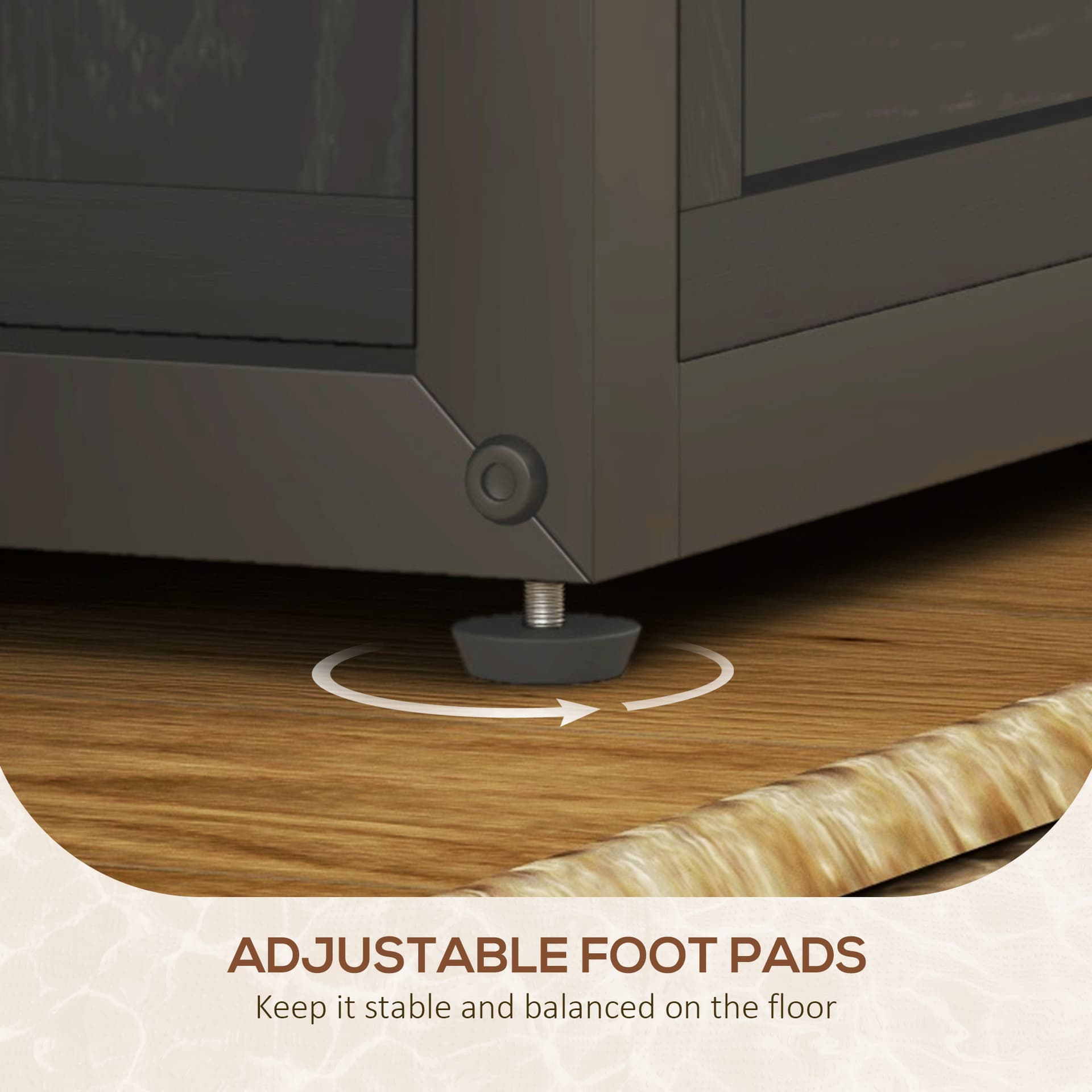 Lockable Filing Cabinet, 2 Drawer File Cabinet with Adjustable Hanging Bar for Letter, A4 and Legal Size, Black