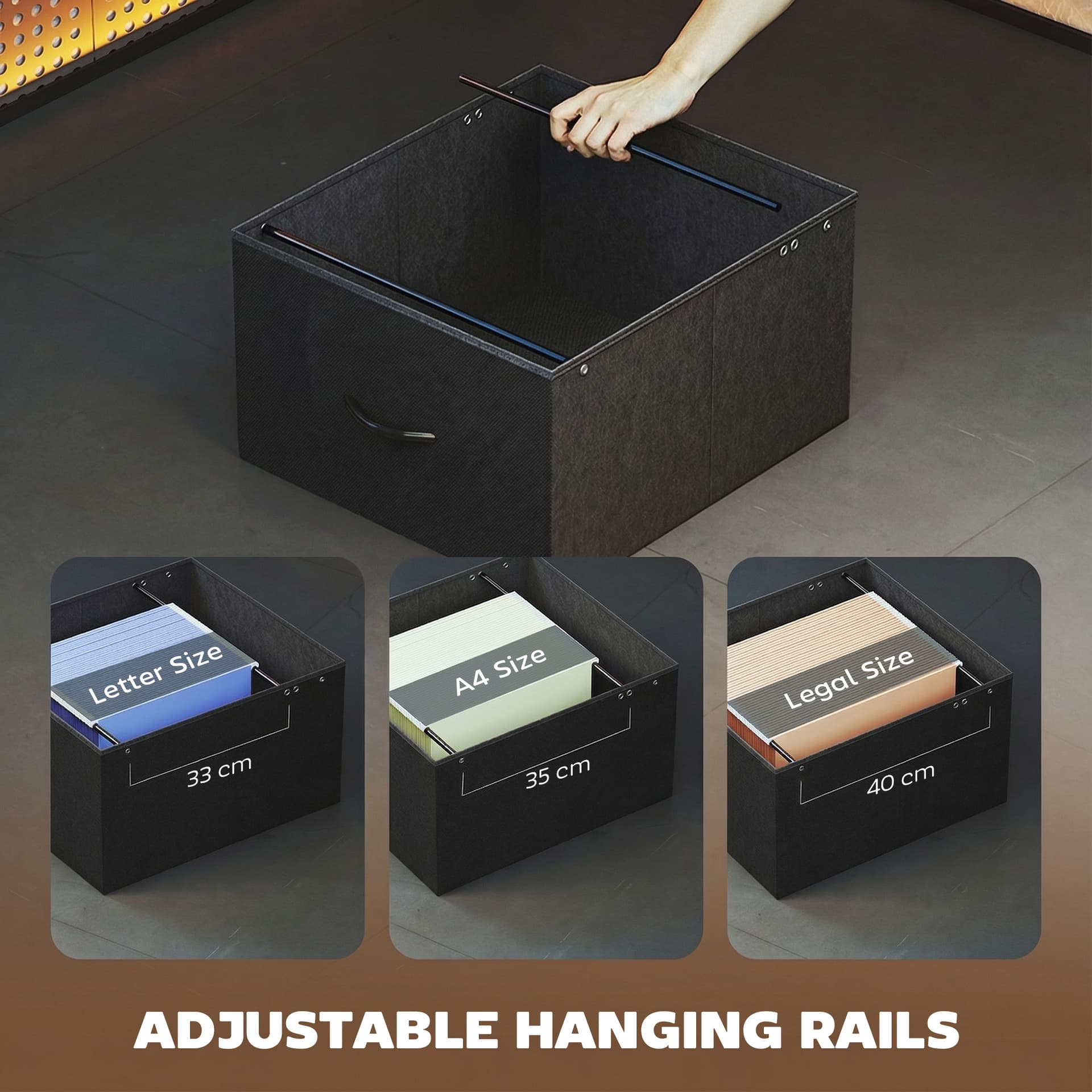 76" Gaming Desk, Reversible Computer Table with RGB Lights, USB Ports, Monitor Stand and 2 Fabric Drawers, Black