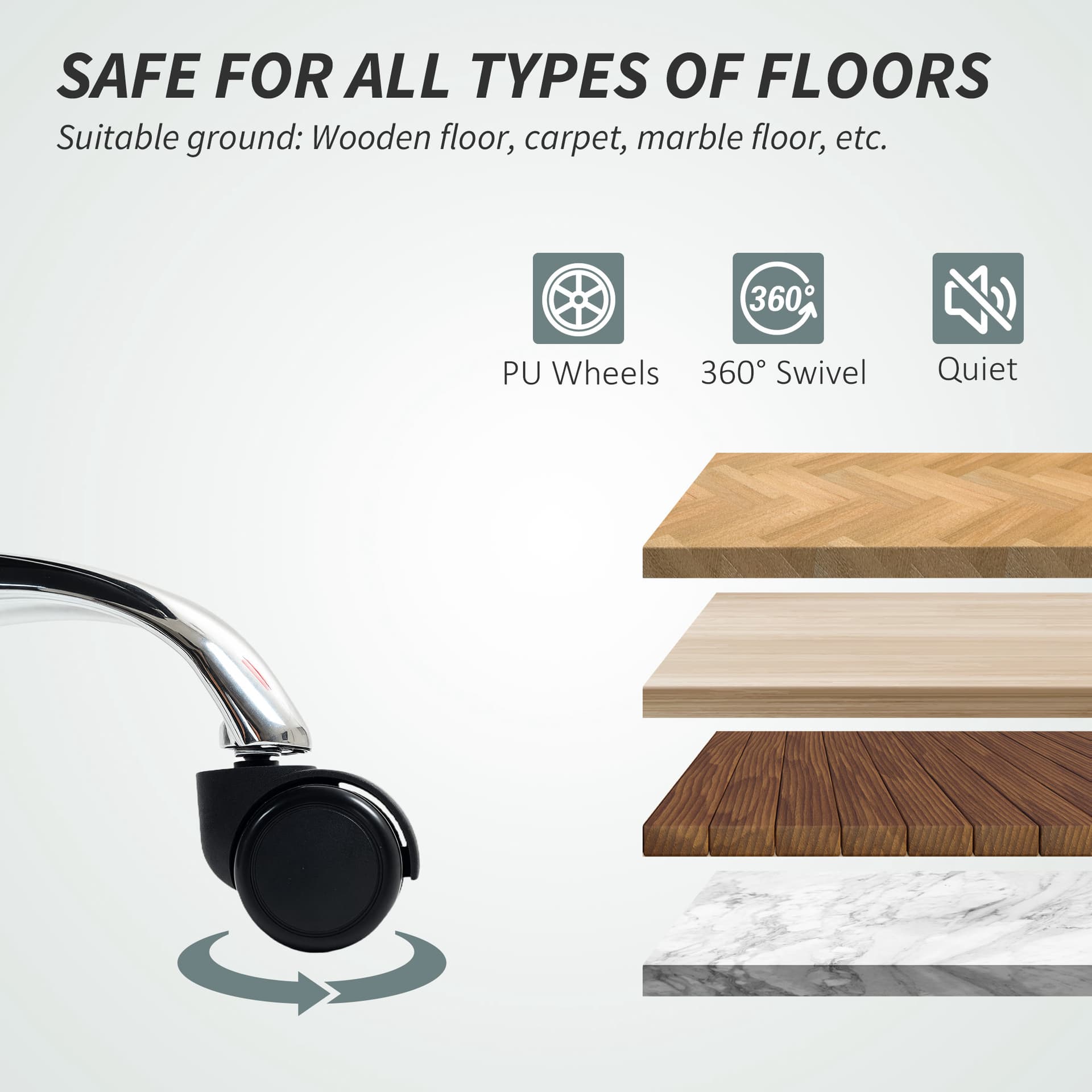 Executive Office Chair, Pet-Friendly Leather Ergonomic Desk Chair with Footrest, Swivel Recliner, Black