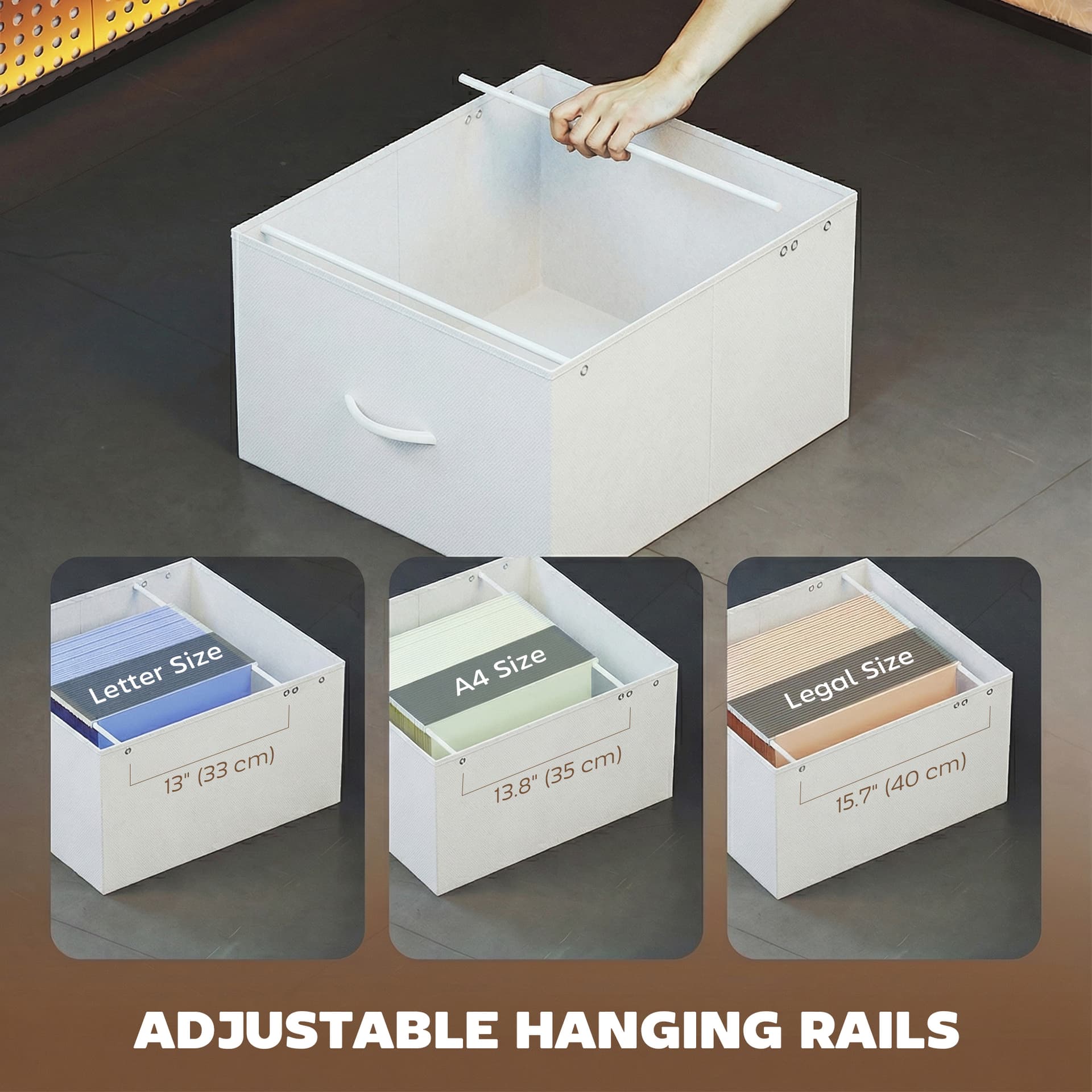 76" Gaming Desk, Reversible Computer Table with RGB Lights, USB Ports, Monitor Stand and 2 Fabric Drawers, White