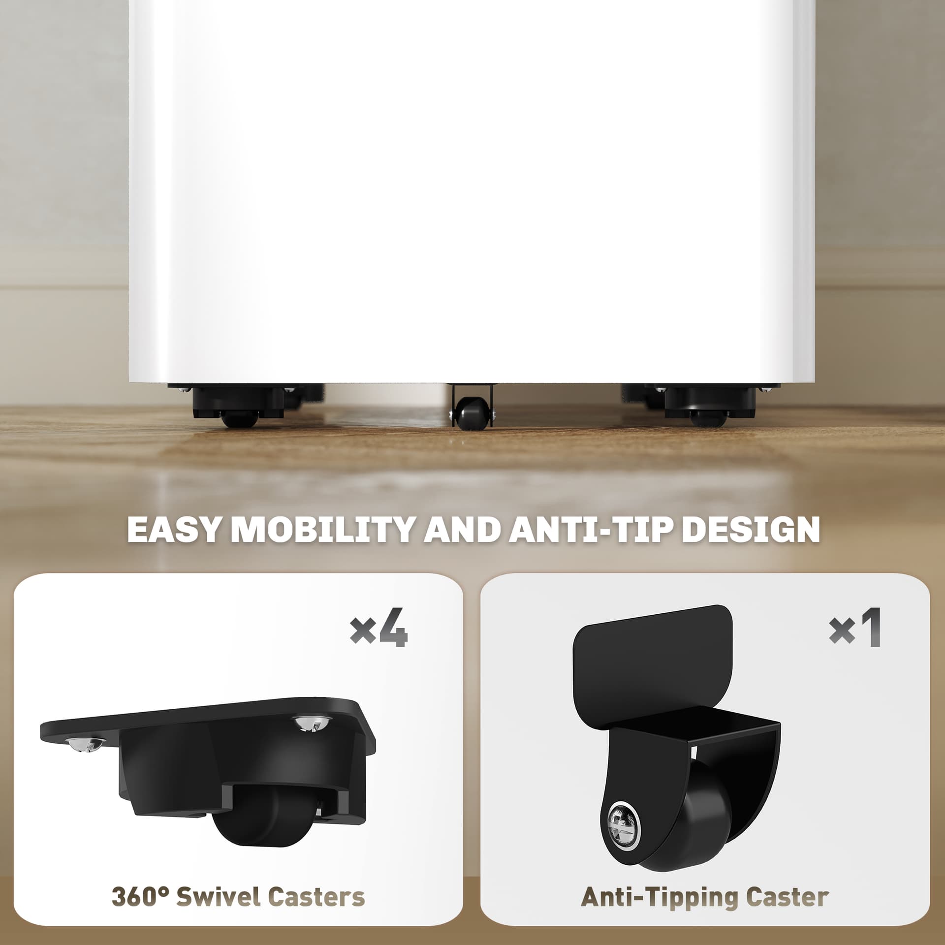 3 Drawer Filing Cabinet, Lockable Steel Office Storage Cabinet with Hanging Bar for Letter, A4, Legal Files, White