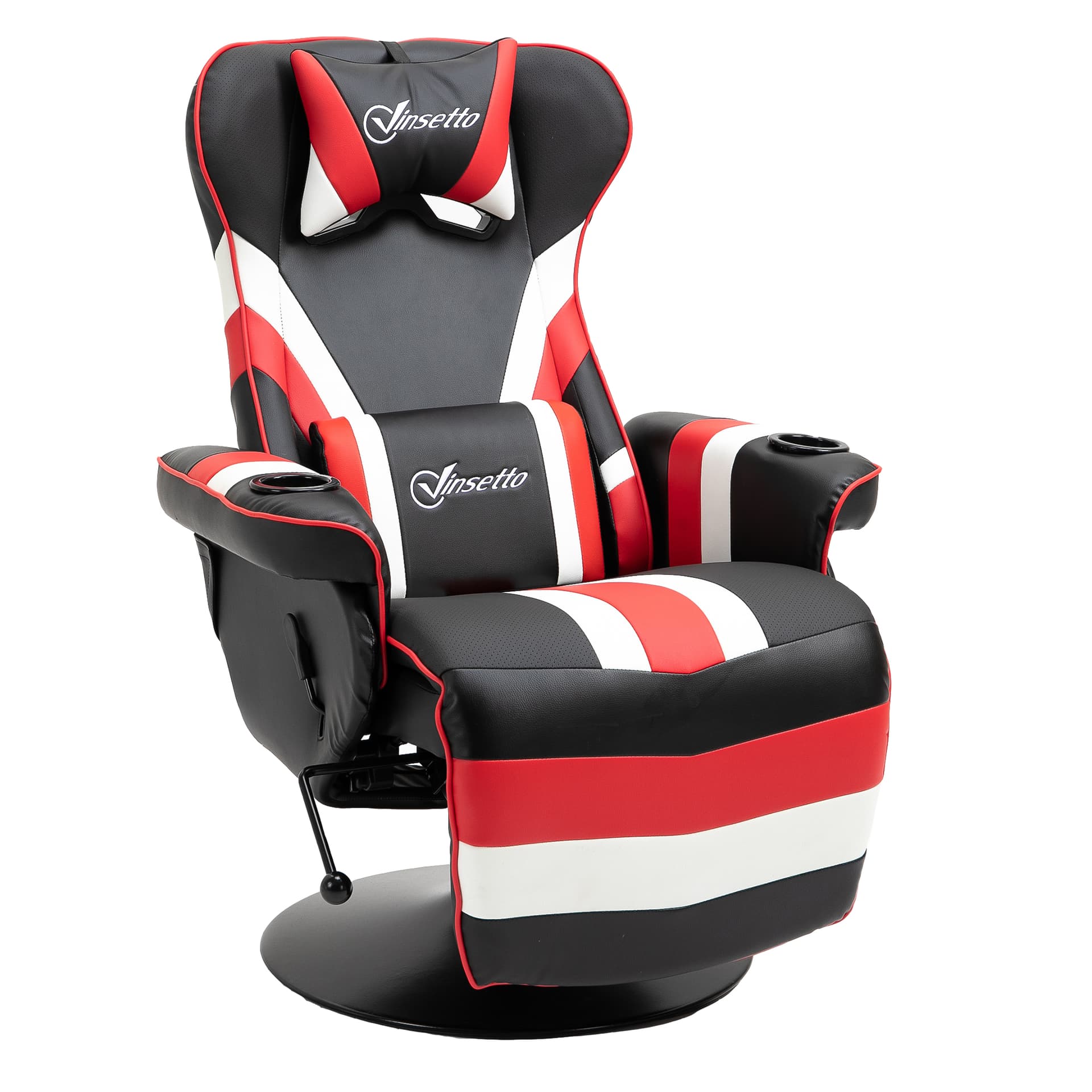 Vinsetto Racing Style Gaming Office Recliner Reclining Video Game Chair - Office Chairs - Office Furniture