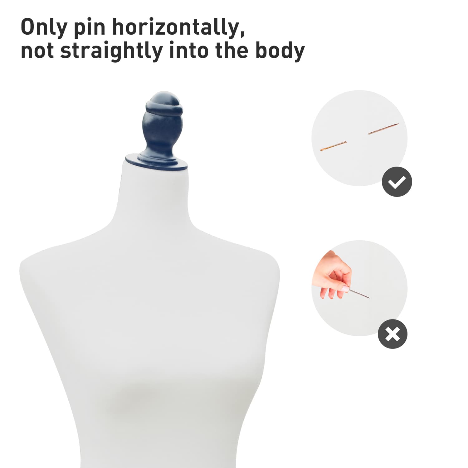 HOMCOM Female Mannequin Dress Form Torso Dressmaker Stand Display (White) - Office Products - Office Furniture