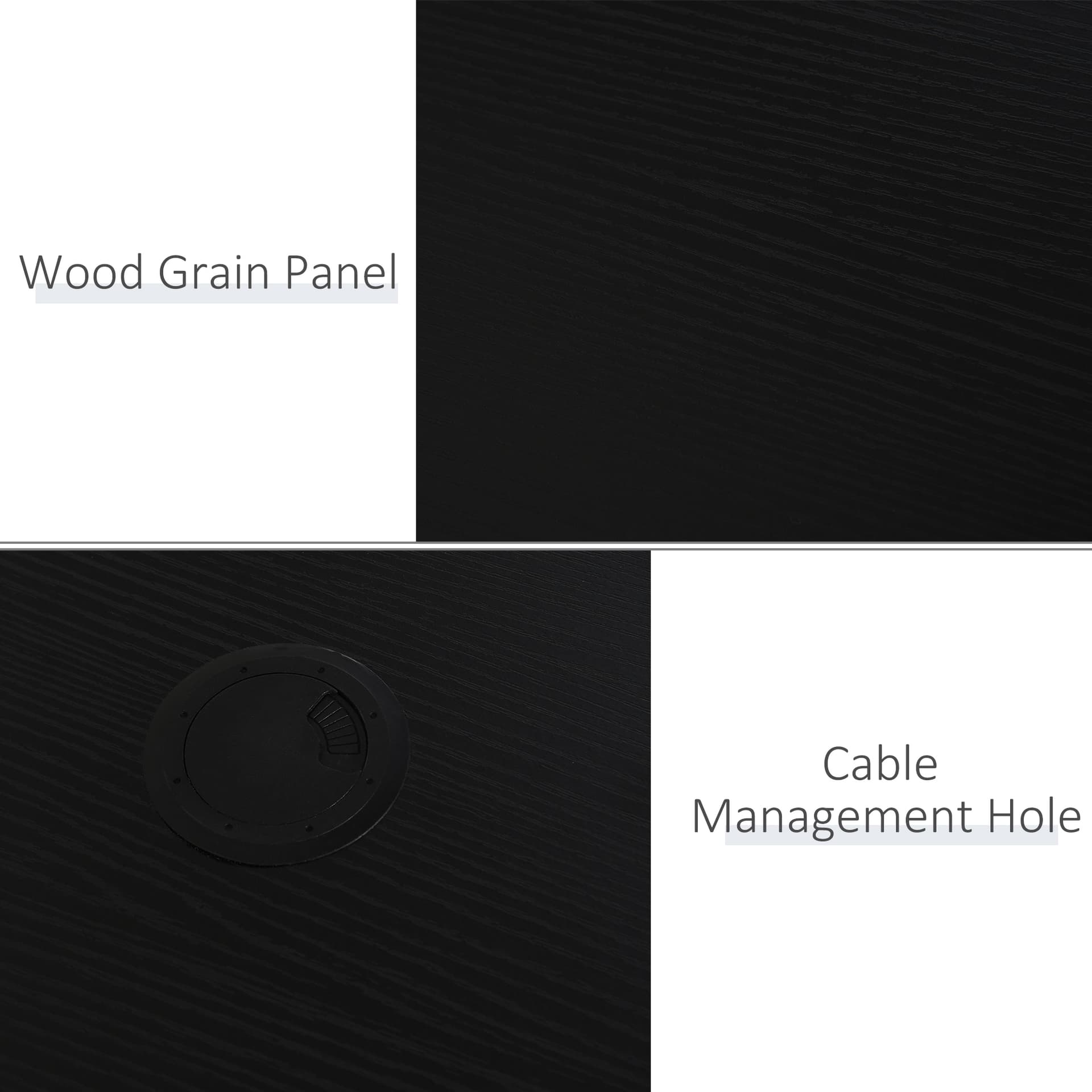 HOMCOM Modern Multi-Tier Computer Office Desk Wood Corner Desk with Shelves PC Laptop Gaming Table - Desks - Office Furniture